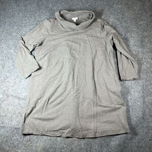 J Jill Tunic Top Sweater Women’s XL Petite Cowl Neck 3/4 Sleeve Lagenlook